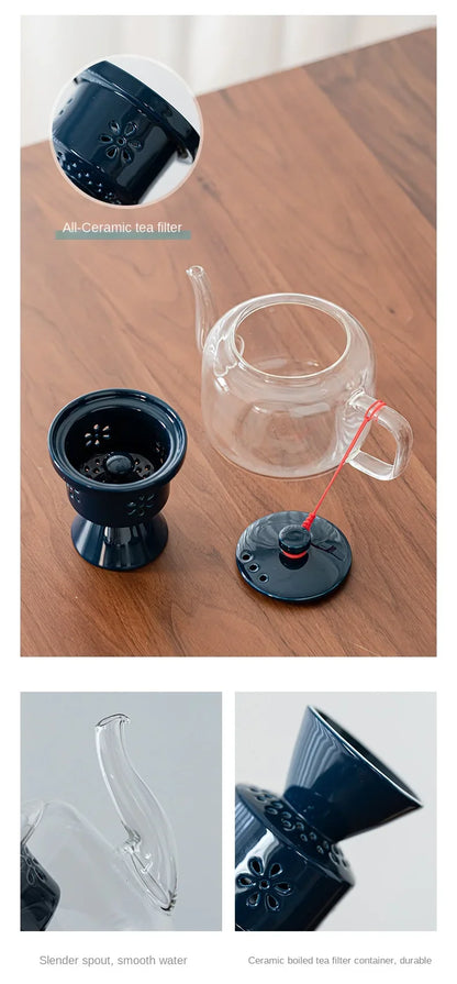 220V High-Temperature Resistant Electric Tea Stove & Tea Kettle Set for Home Use A