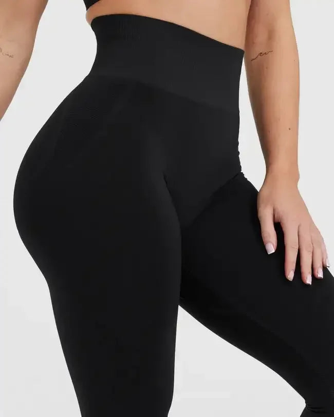 Oneractive Fitness Women Sport Seamless Leggings High Waist Elastic Solid Yoga Leggings Gym Trainning Joggings Pants Female.