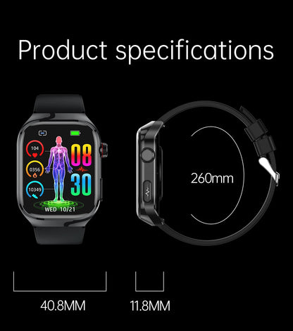 2025 New For XIAOMI Uric acid Blood lipids Smart Watch Men ECG+PPG Blood pressure Blood oxygen Bluetooth Call Health Smartwatchs
