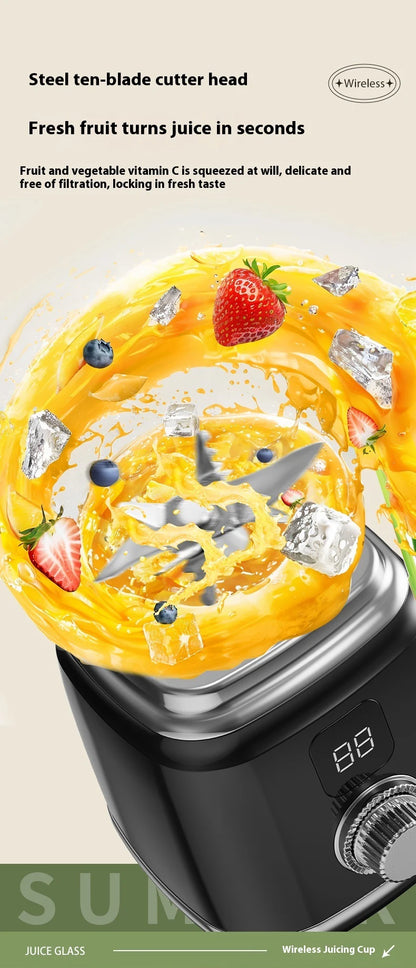 Portable Fruit Juicer Machine Electric Juicer Blender Rechargeable Household Juice Squeezer Mixer Juice Blenders for Kitchen.