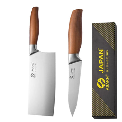 Professional Japanese Kitchen Knives Santoku Knife Stainless Steel Fish Fillet Slicing Meat Cleaver Chef Knife Cooking Tools.