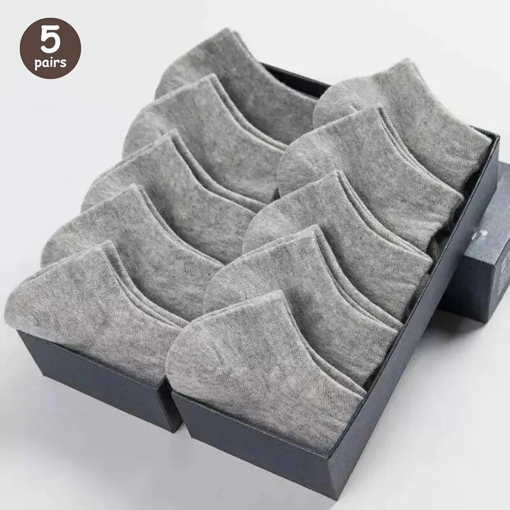 10/20/30/40/60 Pairs Of Unisex Solid Color Socks Comfy Breathable Soft Sweat Absorbent Socks For Daily And Outdoor Wearing.