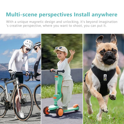 Small Action Camera Sports Cam Bodycam Rotating Lens Go WiFi Digital Pro Video Runcam Instant for Hero 10 11 12 13 Photography.