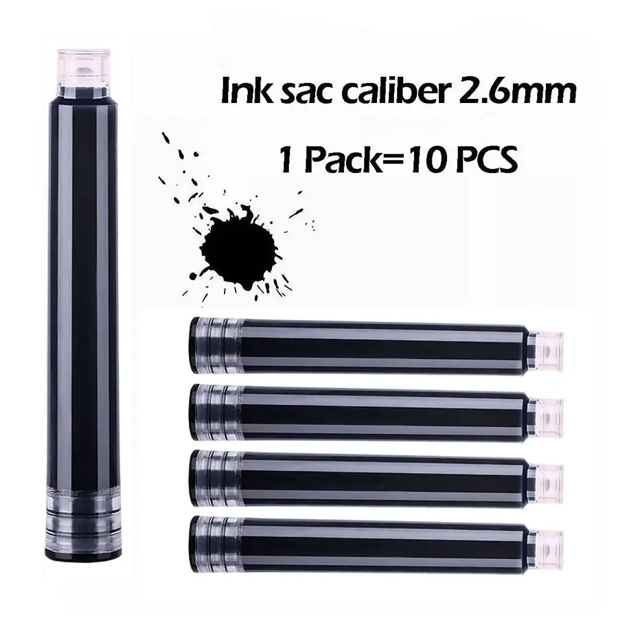 1-100 Teile/satz Retro Metall Brunnen Stift Austauschbare Tinte Elegantes Geschenk für Schreiben Schreibwaren Büro Schule Liefert.