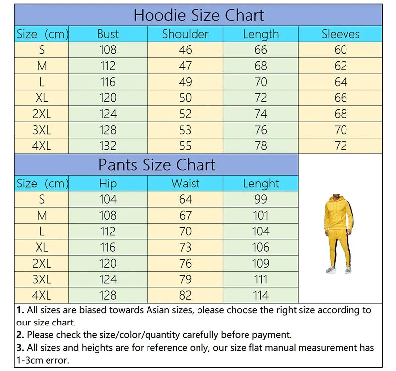2025 New Arrival Men's Tracksuit Hoodies and Jogger Trousers Autumn Winter Daily Casual Sports Jogging Suit Gym Fitness Outfits.