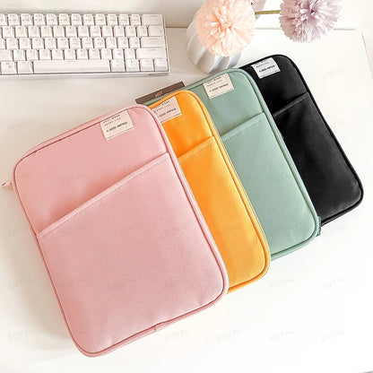 Tablet Sleeve Bag 9-11 inch for XiaoMi Pad 5 Pro iPad Air Pro 11 13 M4 M2 10th/9/8 10.2 For Samsung Huawei Shockproof Pouch Bags.