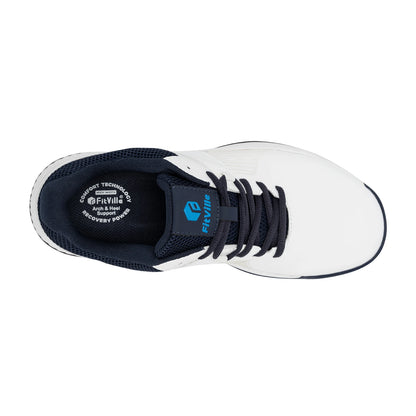 FitVille  Men's Golf Shoes Non-slip Wear-resistant Comfortable Professional Sports Sneakers for Swollen Feet Relieves Toe Pain.