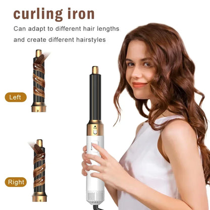 6 in 1 Hair Dryer Multifunctional hot air comb Set Professional Curling Iron Hair Straightener Air Styling Tool Hair Dryer.