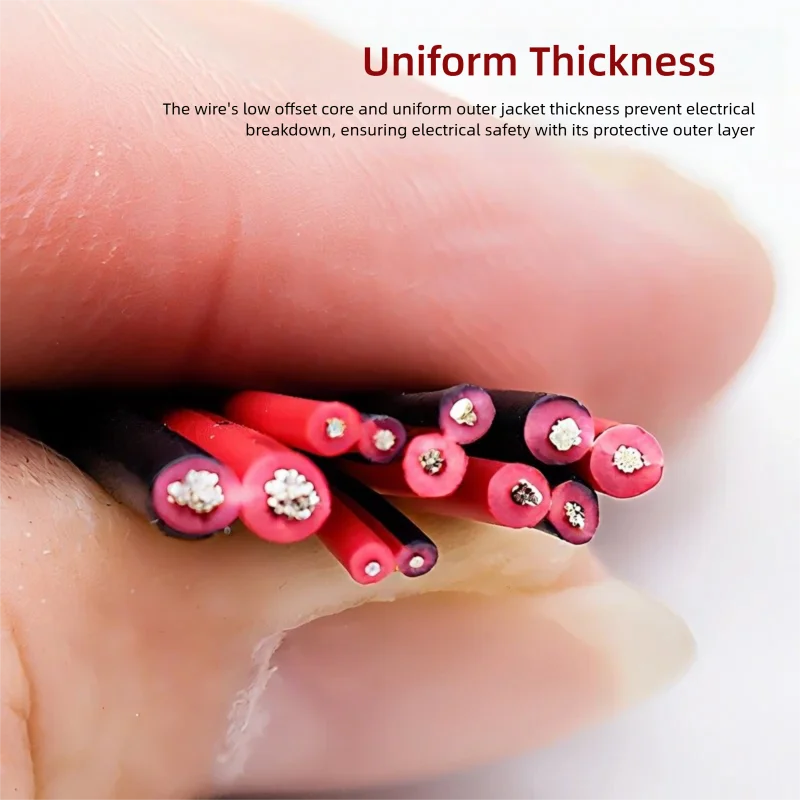 2 Pin Wire Electric Copper Cable 28 26 24 22 20 18 16 AWG LED Strip Lamp Lighting Cable PVC Extend Cord White Black Red UL2468.