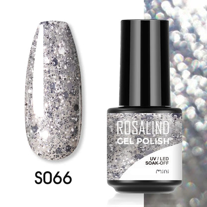 ROSALIND Red Series UV Nail Gel Hybrid Varnish Semi Permanent For Manicure Art Nail Polish Matt Base Top Coat Gel Nail Polish