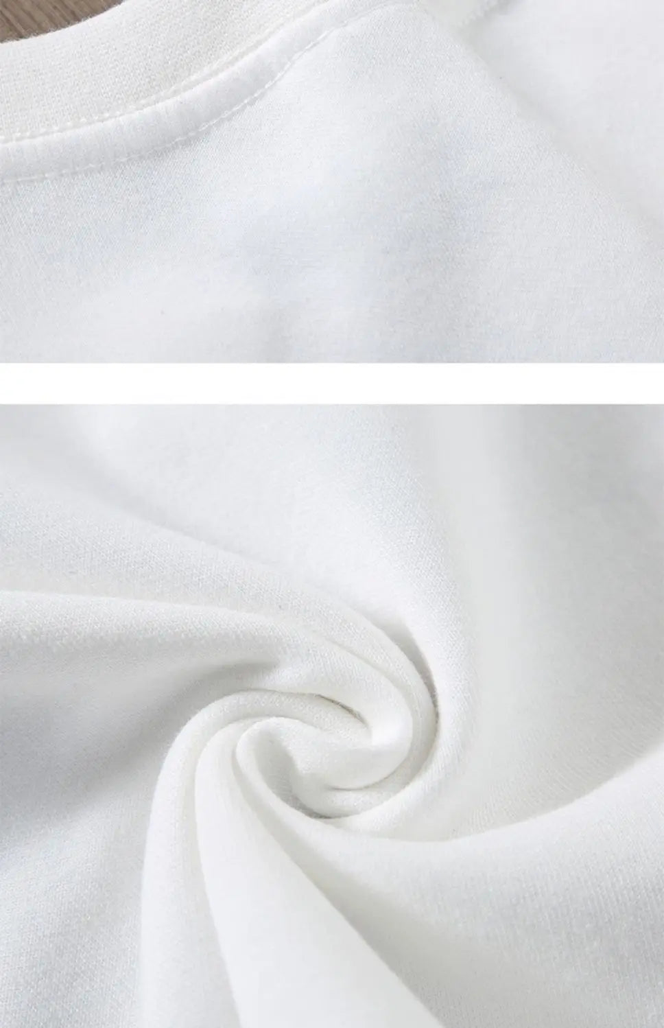 Black White GSM 500g Heavy-duty Pure Cotton T-shirt Thickened Threaded Round Neck Short Sleeves Three Needle Half Sleeve Tees.