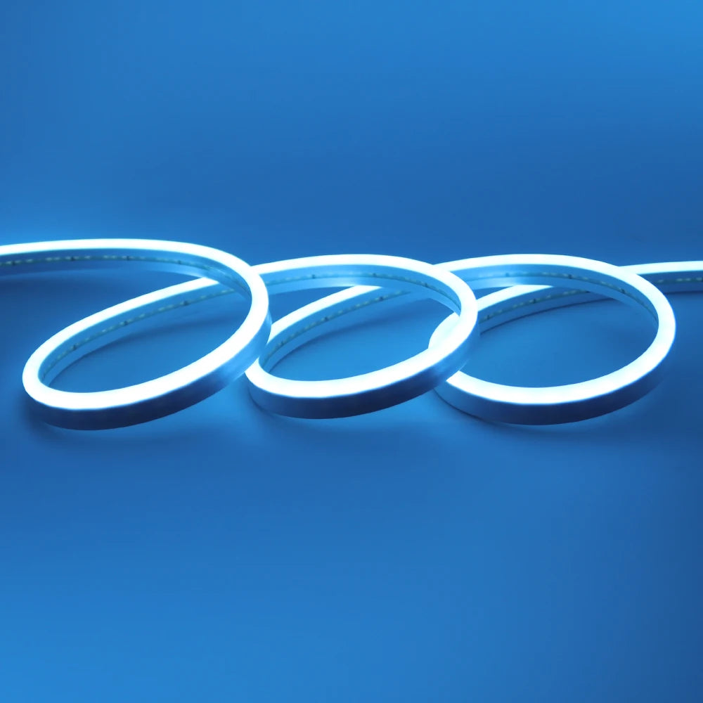 IP67 Waterproof DC 24V Neon Strip TV BackLight White/Blue/Pink/Yellow/Green Home Decor Silicon Tube LED Light 1M 5M 10M 20M.