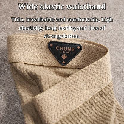 3 Teile/paket 100% Baumwolle Solide Stricken Gestreiften männer Höschen Super Weiche Hygroskopischen Atmungsaktive Boxer Hohe Elastische Taille Mann Unterwäsche