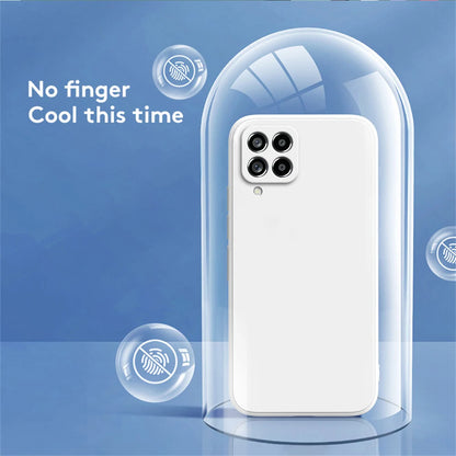 Funda Original Phone Case for Samsung A12 M12 A22 M22 A32 A42 A52 A72 5G Matte Silicone Camera Protective Cover Cases.
