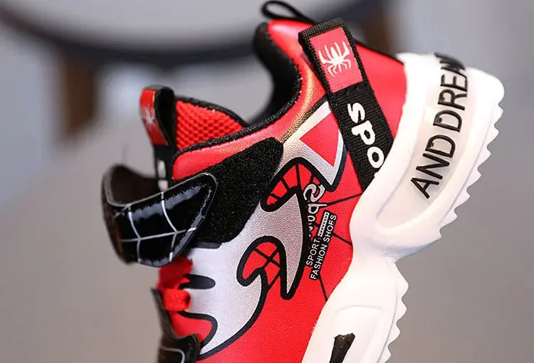 2024 New Arrival Disney Children Casual Shoes Fashion Cartoon Spiderman Boys Sneakers Kids Outdoor Shoes Sport Shoes for 1-6Y.