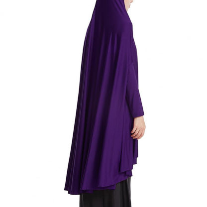 2 pieces Women Robe Middle East Arab Vintage Full Cover Long Sleeve Robe Pleated Hem Muslim Hijab Robe with Hooded Maxi Robe.