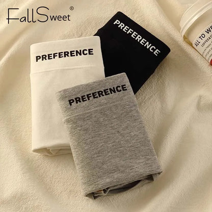 FallSweet 3PCS Seamless Women High Waist Briefs Panties Breathable Cotton Underwear Female Sexy Underpants Large Size Lingerie.
