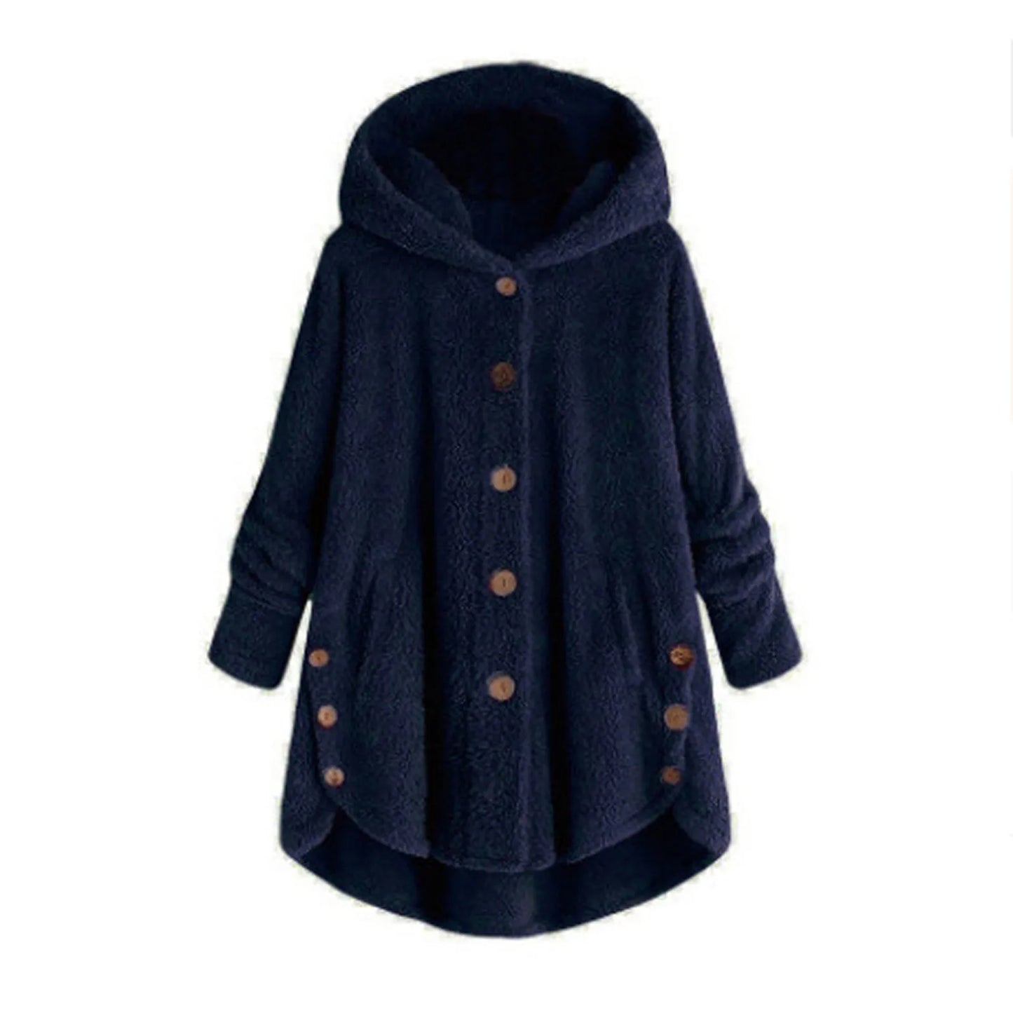 Herbst Wintermantel Frauen warme Teddybär Mantel Woll jacke weibliche Plüsch mantel Kapuzen jacke neue Damen mäntel einfarbige Jacke