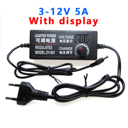 AC DC Adjustable Power Supply 3V 5V 6V 9V 12V 15V 18V 24V 1A 2A 5A AC/DC Switching Power Supply Adapter 220V To 12V 24V 12 24 V.