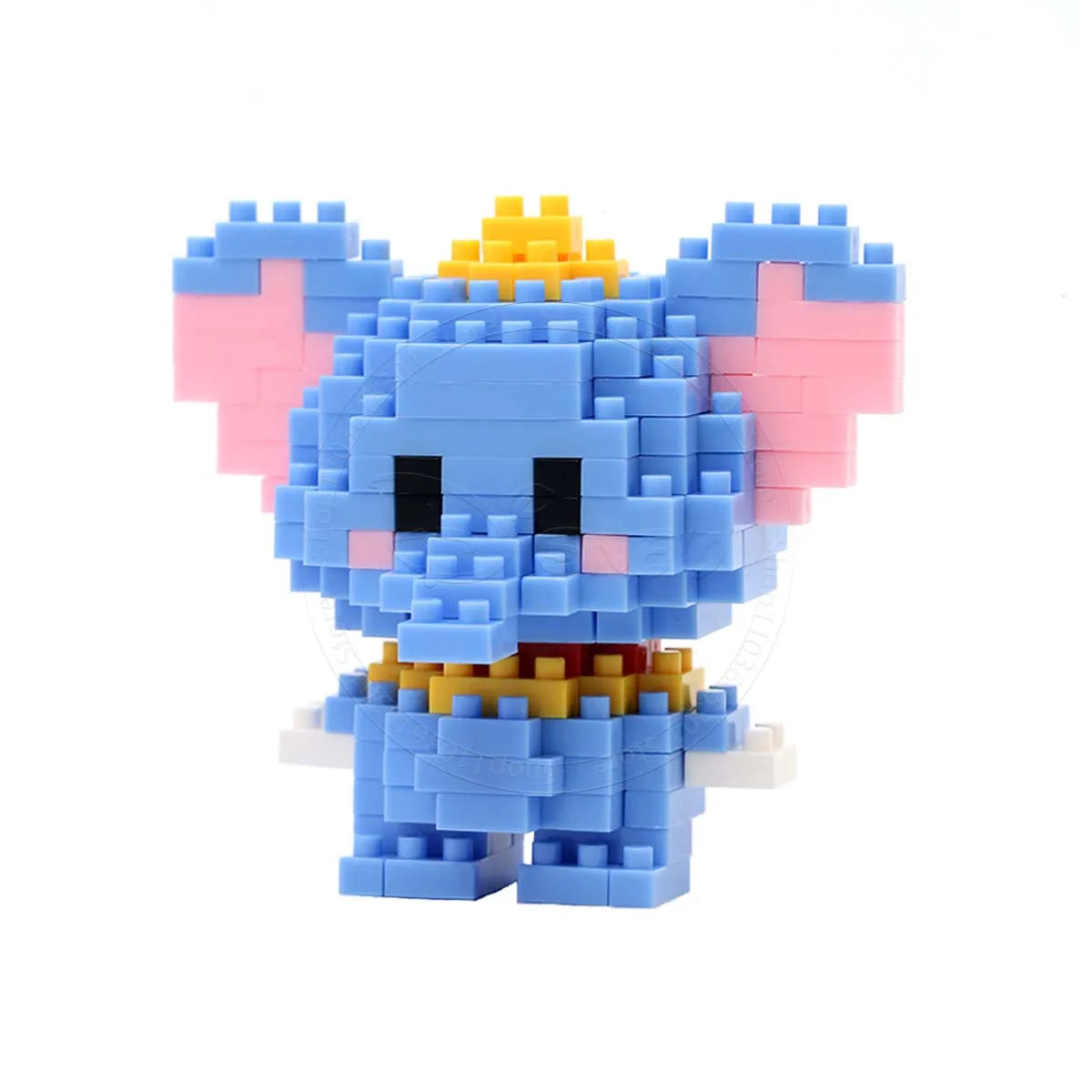 Stitch Disney Princess Elsa LinaBell Building Blocks Mickey Mouse Duck Mini Action Figures Blocks Assemble Toys Brick Kids Gifts.