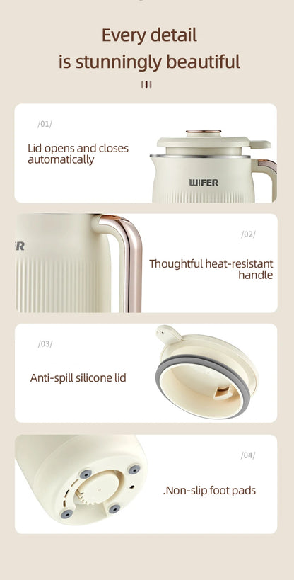 Automatic Soy Milk Machine Multifunctional Juicer Blender Home Wall Breaking Machine Soybean Milk Maker Breakfast Machine 220V