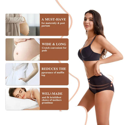 3Pc Heavy Flow Menstrual Panties For Women Period Underwear 4 Layer Absorbency Leakproof Physiological Sanitary Briefs EU Size.