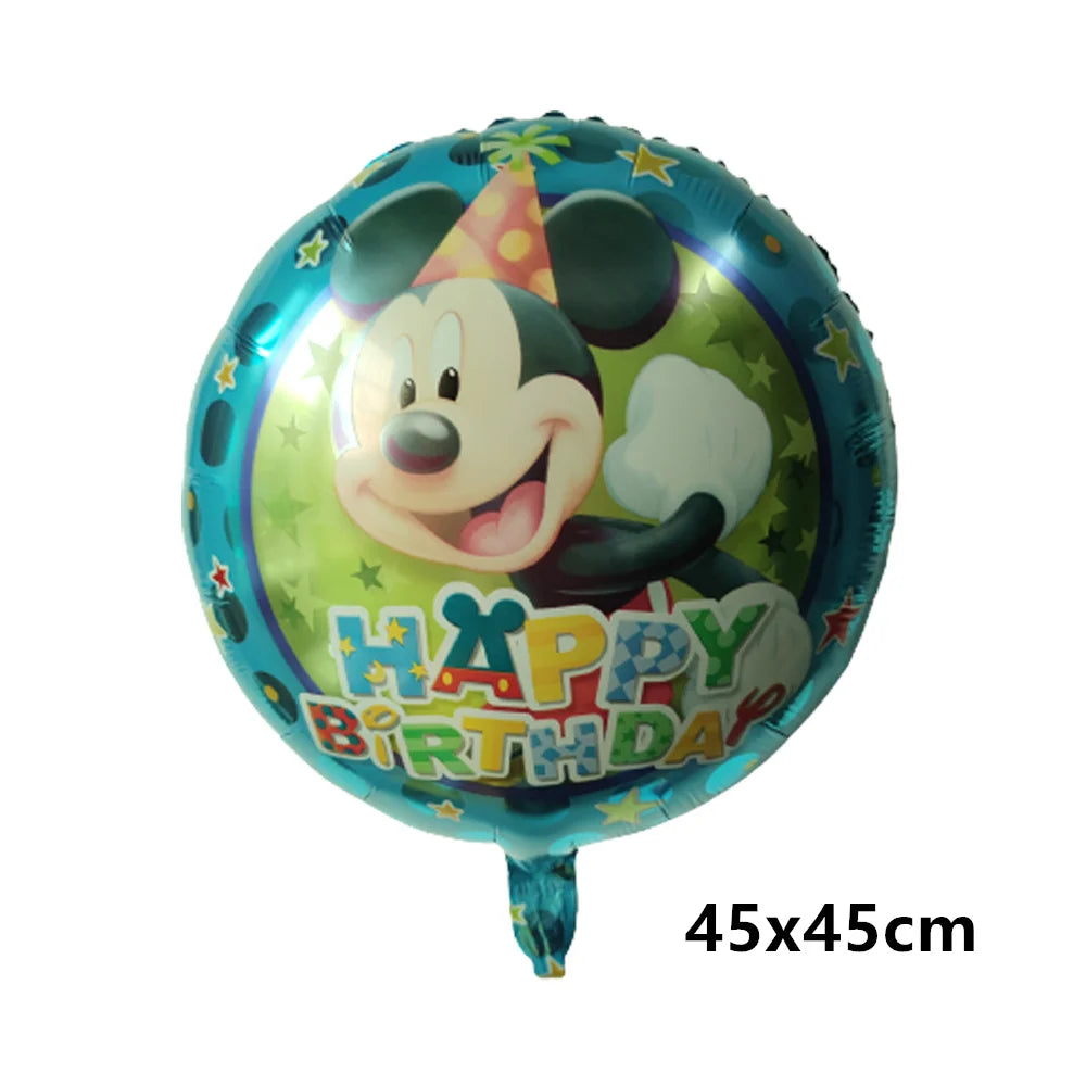 Mickey Minnie Folienballon Mickey Mouse Luftballons Minnie Geburtstag Party Dekor Kinderspielzeug Babyparty Ball Kinder Cartoon Geschenk