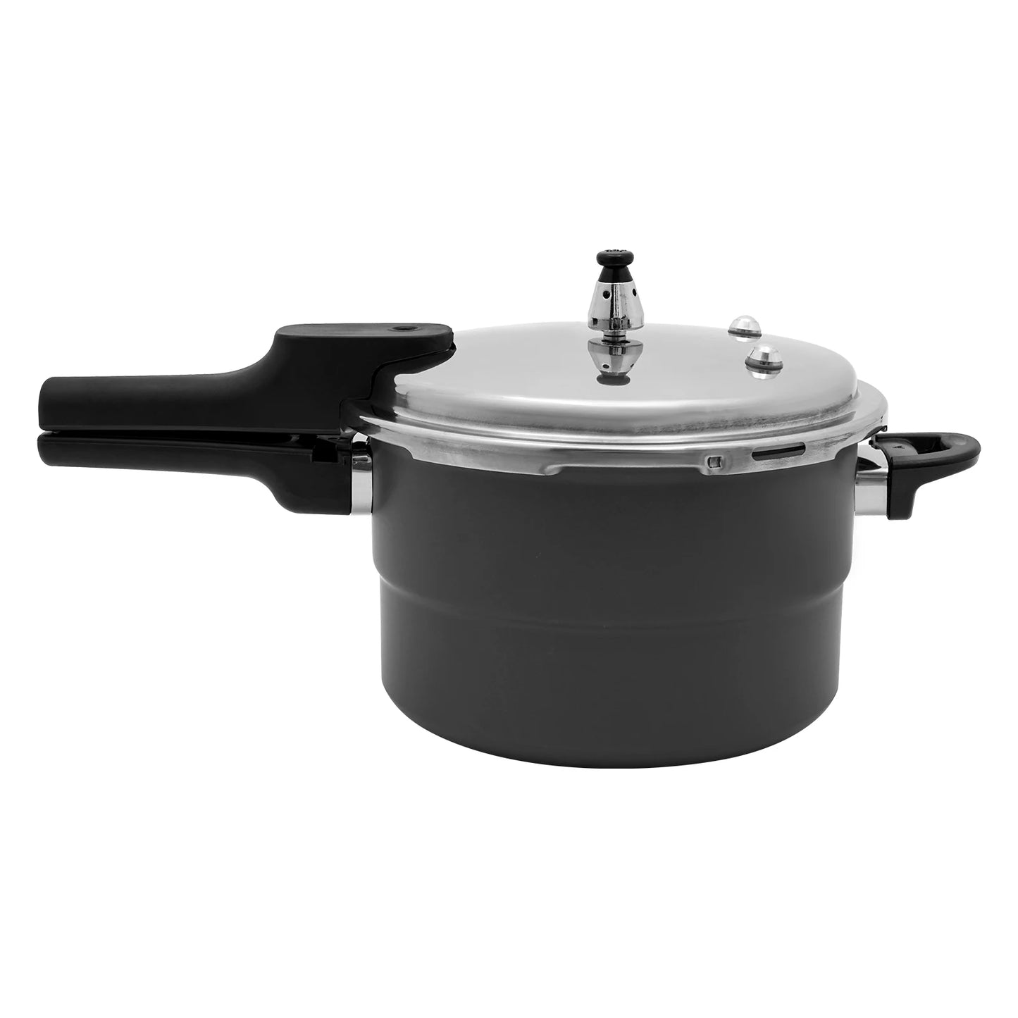 7L 24CM 80Kpa Ultra Wear-Resistant Medium Ratio Double Bottom Pressure Cooker Aluminum Alloy Pressure Cooker For Cooking Stewing.