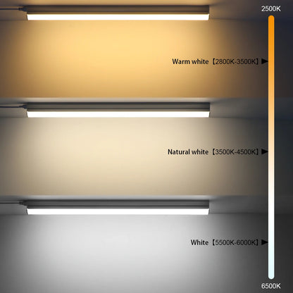 15W T5 LED Tube Light 110V 220V 50CM High Quality Integrated Wall Lamp for Home Kitchen Cabinet Warehouse Garage,No/EU/US Plug.