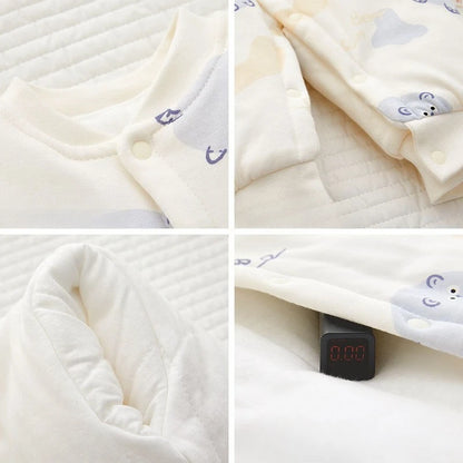 Somenie Neugeborenen Baby Onesie Verdickte Winter Reine Baumwolle Baby Body Warme Baumwolle Winter Niedlich Gedruckt Jungen Mädchen Onesie.