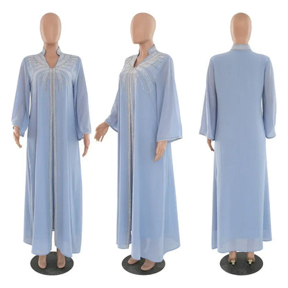 Floral Bedruckte Abaya Arabisch Langes Kleid Frauen Muslimischen Marokkanischen Kaftan Robe Golf Jalabiya Dubai Islam Türkei Kleider Ramadan Kleid