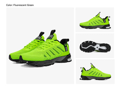 Men's Running Shoes Baasploa Male Sneakers Shoes Breathable Mesh Outdoor Grass Walking Gym Shoes For Men Plus Size 41-50.