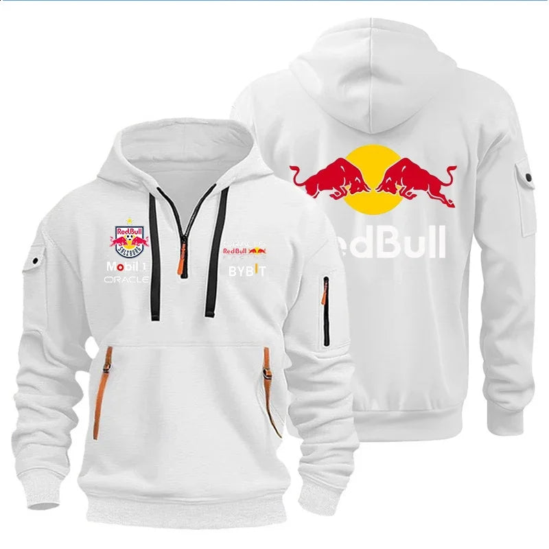 2025 High Quality Red Bull Motorcycle Sports Hoodie Outdoor Sports Bicycle Jacket Men's Sports Coat.