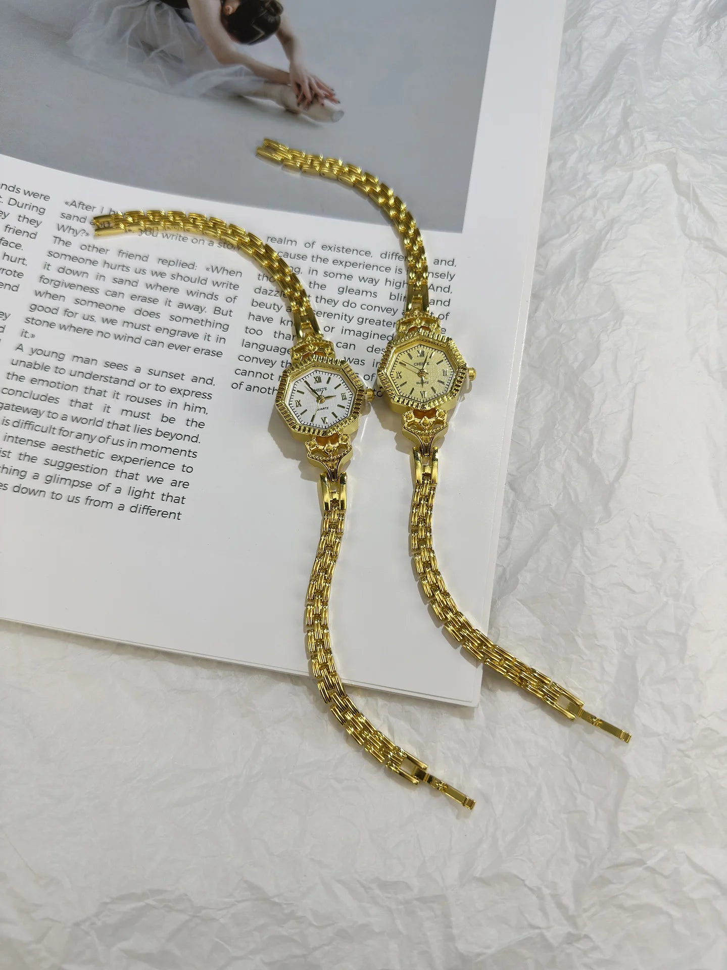 Luxury Famous Brand Oval Dial Women Watch Fashion Small Thin Gold Bracele Quartz Wristwatch Clock Gift Dropshipping Montre Femme