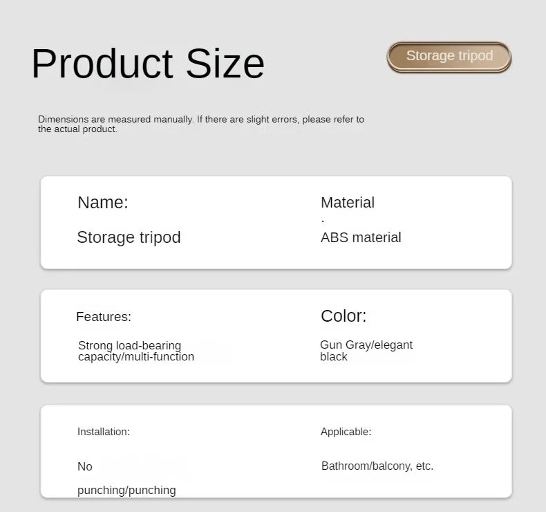 2PCS Badezimmer Regale Küche Lagerung Organizer Kunststoff Shampoo Rack Dusche Regal Bad Zubehör Kein Bohrer Regal