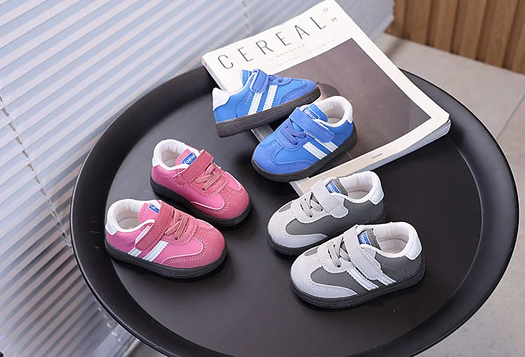 New Girl Child Sport Shoe Classic Spring Autumn Toddlers Boys Walking Shoes Versatile Fashion Kids Causal Sneakers Korean Style.