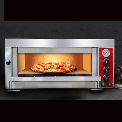220v Electric Professional Commercial Single-layer Pizza Electric Oven Italian Pizza Oven Pizza500 Degree Grilled Chicken Fish M.