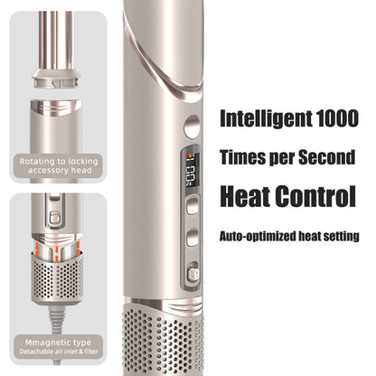 8 in 1 Professional Folding Hair Dryer Airwrap High Speed 110000rpm Blow Dryer Automatic Curling Iron Salon Hair Styling Tools.