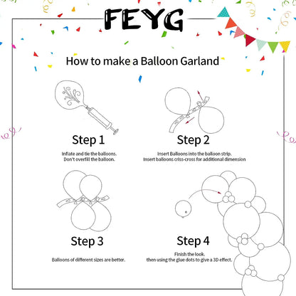 96 stücke grün und andere Farben Latex Ballon Bogen Set für Geburtstage, Hochzeiten, Geschlecht offenbaren, Junggesellen abschied, Familien treffen.