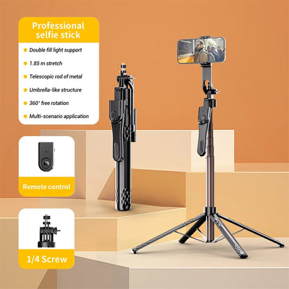 FGCLSY new 360° Rotation Gimbal Stabilizer ,Selfie Stick Tripod for Smartphone Camera With Bluetooth shutter Stabilizer for Live.