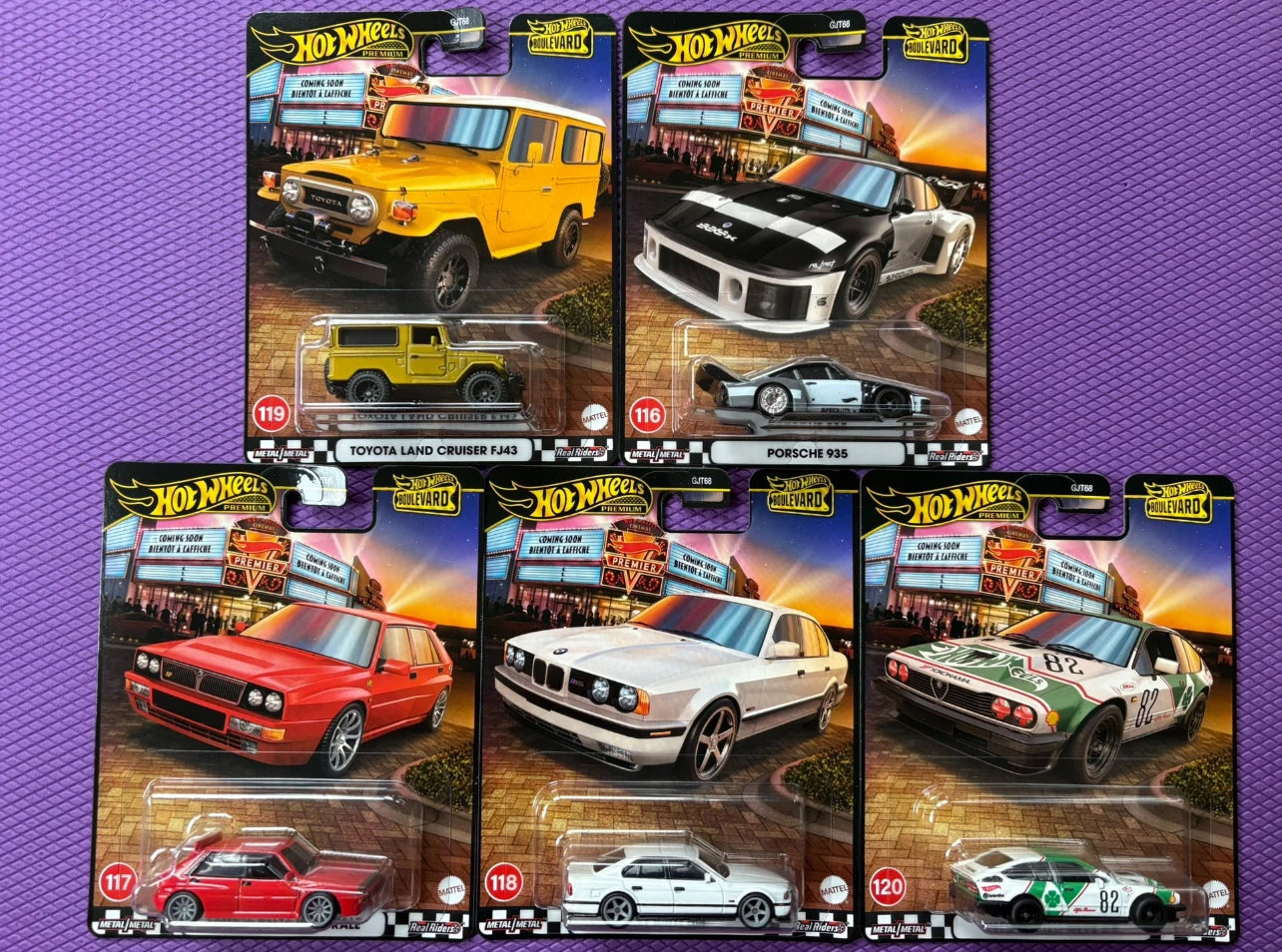 In Stock Hot Wheels Boulevard 1:64 2025 - Mix 1A Bmw M5, Diecast Vehicle Premium Collectible Model Cars New Unopened, Ship Now.