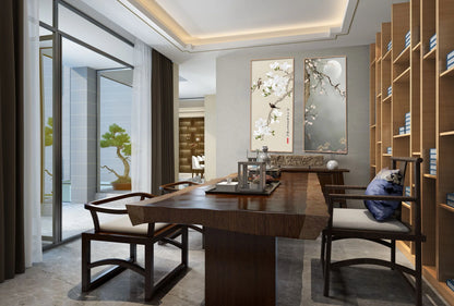 Chinese Simple Ink Art Canvas Poster Flower And Bird Wall Painting Prints Pictures Bedroom Corridor Living Room Decoration Mural.