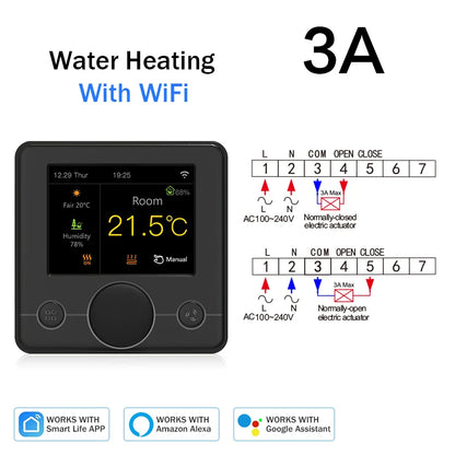Tuya Wifi Heating Thermostat Smart Thermostat Gas Boiler  Floor Heating Termostato Digital Temperature Controller Smart Life Ale