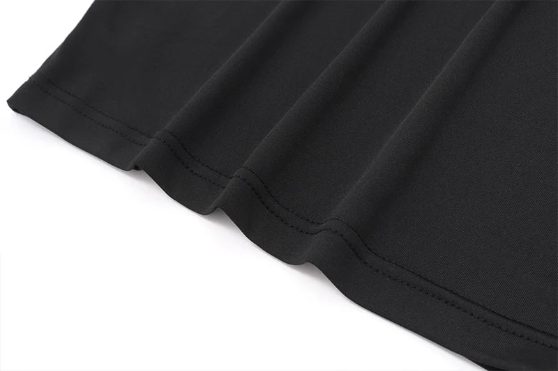 WhereMery Irregular Black Off Shoulder Tube Top Y2K Fashion Sleeveless Backless Tops Autumn New For 2025 High Street Women Vest.