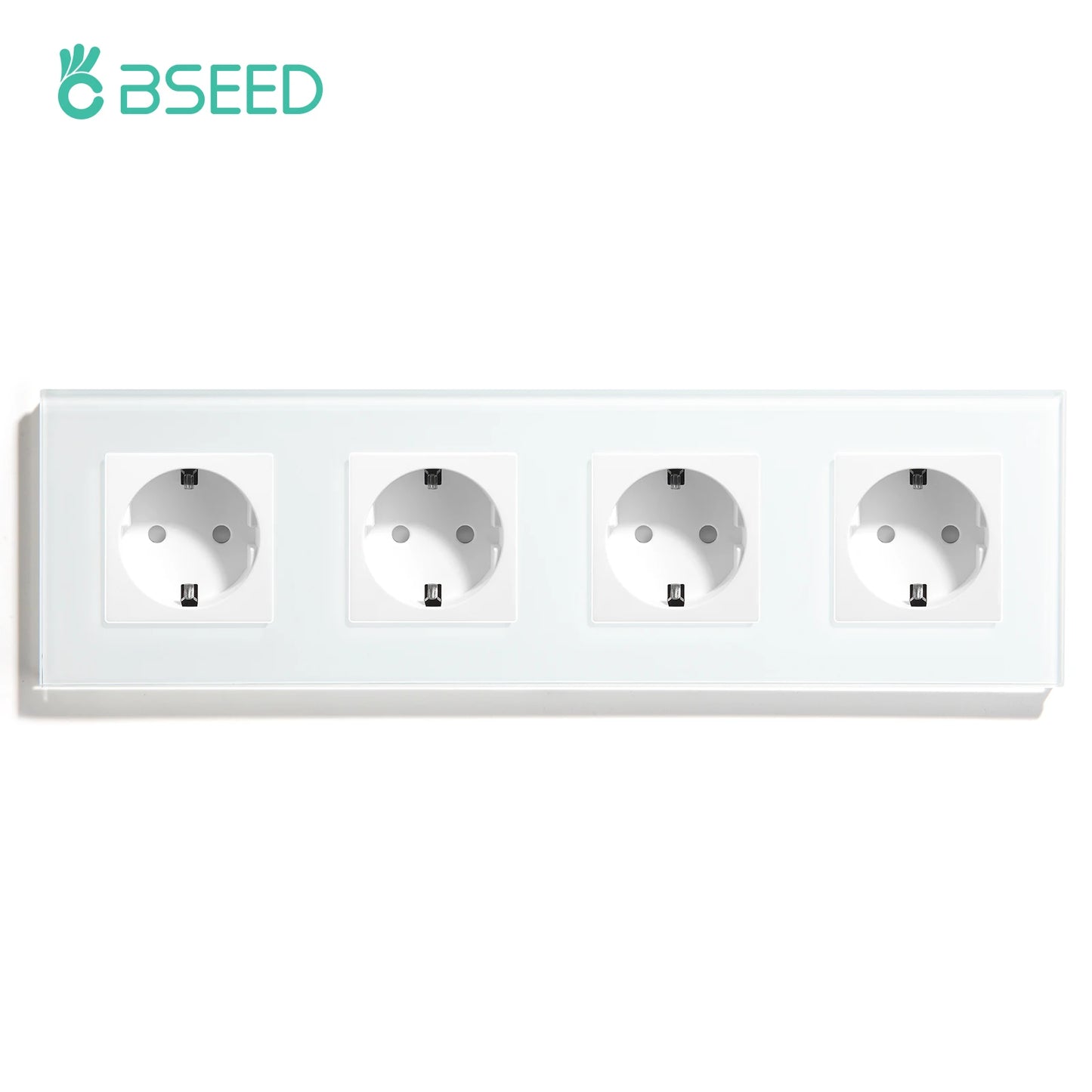 Bseed eu Standard Wand steckdosen Typ-C-Steckdosen Wand steckdose USB-Ladeans chluss Glasscheibe Kinderschutz 16a