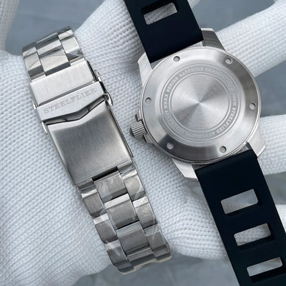 STEELFLIER Official SF787 Dive Luxury Wristwatches Double Calendar NH36 Movement Super Luminous 200M Waterproof Mechanical Watch.