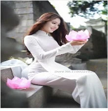 2025 woman aodai vietnam traditional chiffon ao dai dress vietnam robe and pants vietnam traditional clothing improved cheongsam.