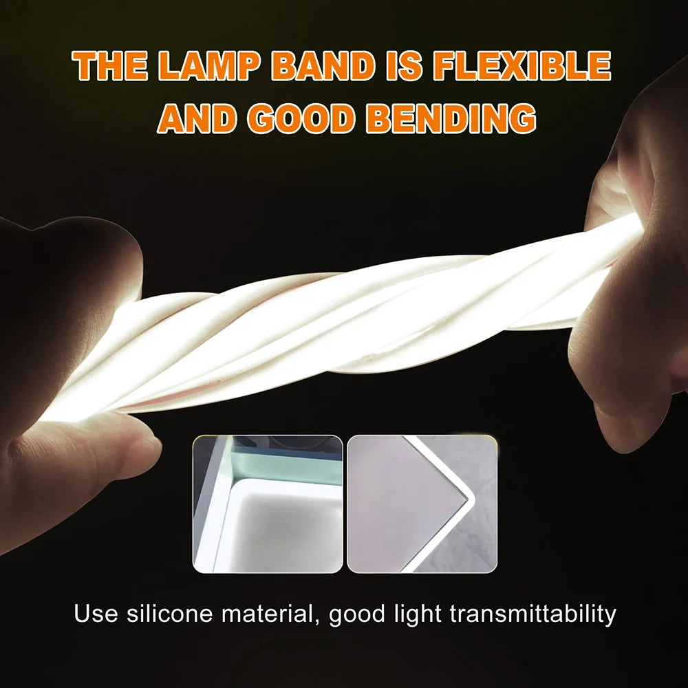 12V 24V COB Led Neon Strip Light Tape Waterproof IP68 320 LEDs Flexible Milk Tube Liner Lighting 10 Colors 0.5m 1m 2m 3m 4m 5m.