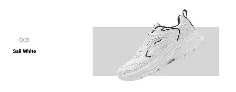 Xtep Women's Casual Shoes 2024 Winter Trendy Retro Durability Comfortable Sneakers Stability Sports Shoes 876418320008.