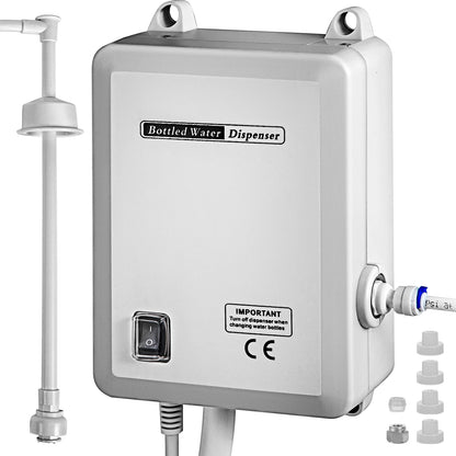 SucceBuy Water Bottle Dispenser Pump System Filter Softener Single/Double Pipe Reverse Osmosis Equipment for Ice Maker